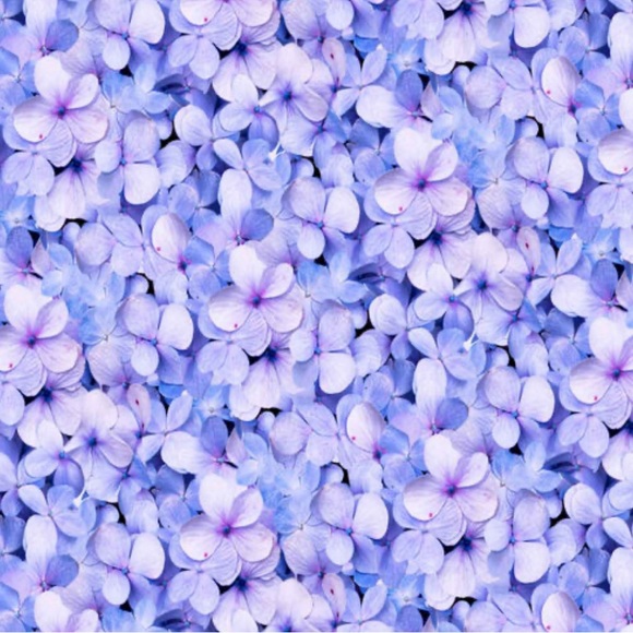 Purple Petals Quilt Cotton Fabric - Picture 3 of 3